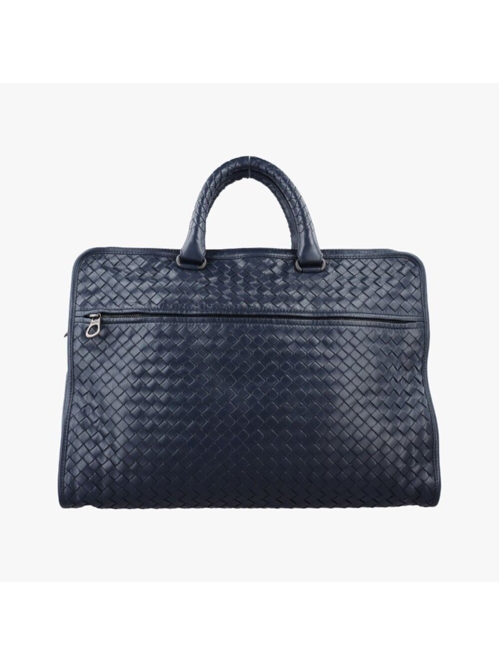 Bottega Veneta Intrecciato Navy Lambskin